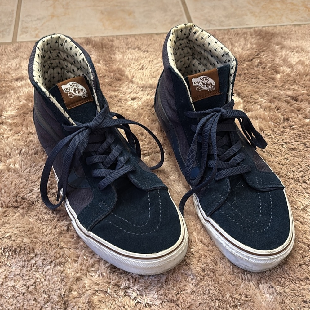 Navy Vans Hightops